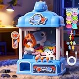 CWLAKON Greifautomat Kinder Jungen Dinosaurier Spielzeug, Candy Grabber Claw-Maschine mit Sound & 20 Mini-Spielzeugen, Greifarm Automat Elektronisches Arcade-Spiel