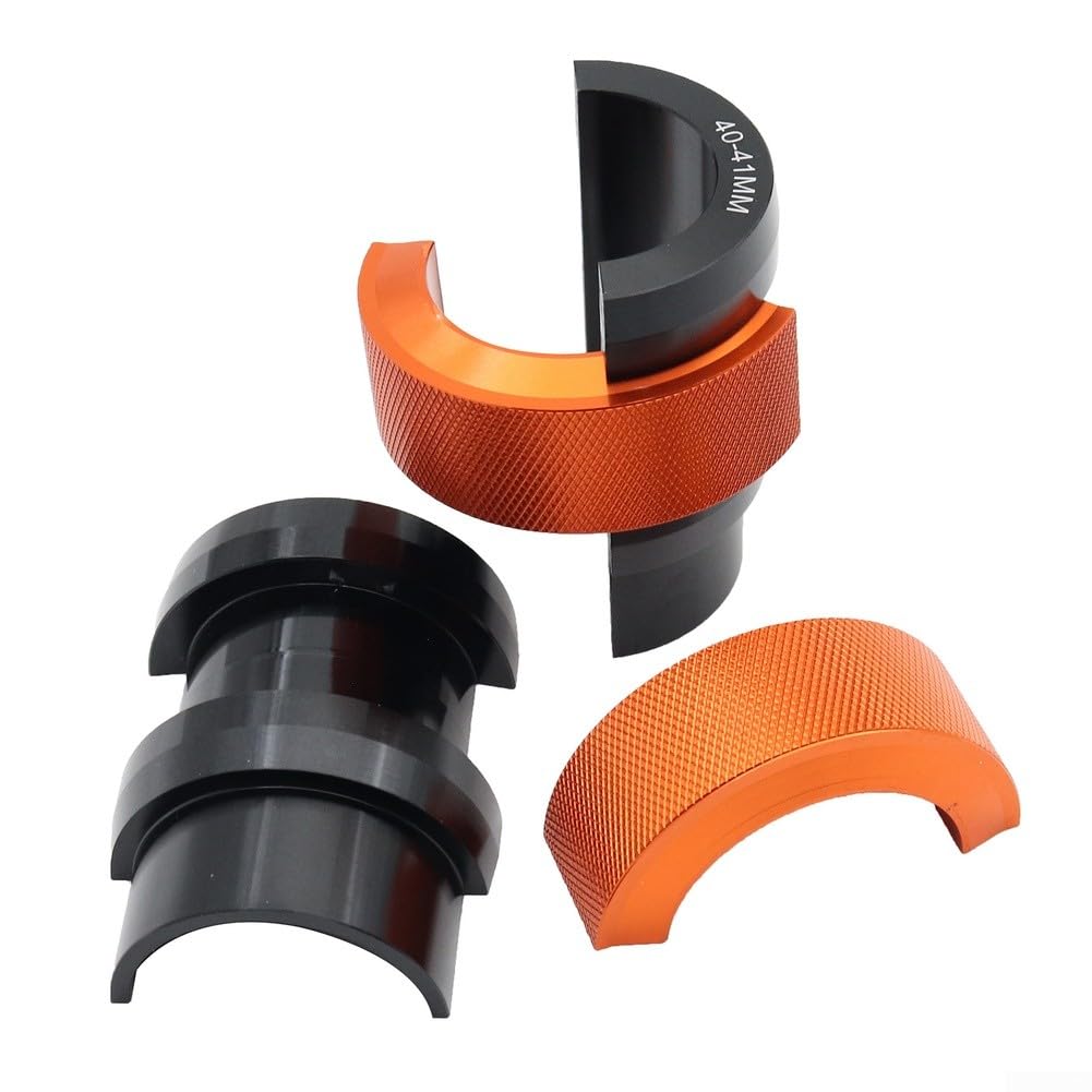Outil de pilote de joint d'huile de fourche avant de moto | Clé à joint d'huile absorbant les chocs en aluminium CNC | Pour applications de remplacement de joint de fourche (40-41 mm)