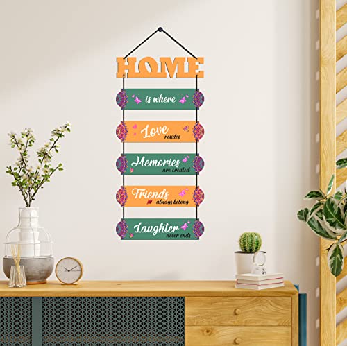 Image of Exple asia Exuberant & Luxury DecorDecorative Wall Hanging Wooden Art Decoration Item for Home Office Living Room Bedroom Decoration Items Home Decor