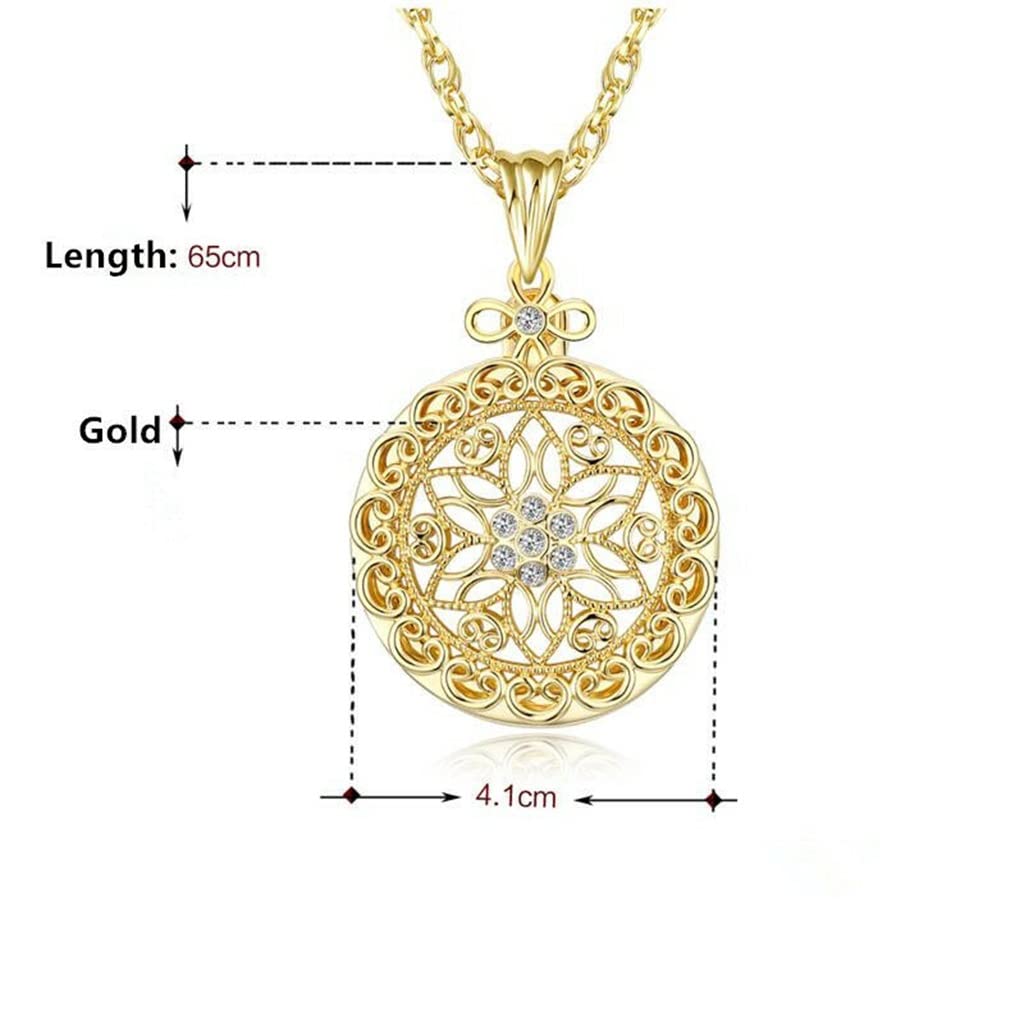 Lente d'Ingrandimento 2,5 Volte, Regalo Portatile, Collana, Ciondolo Decorativo per la Lettura, Lente d'Ingrandimento