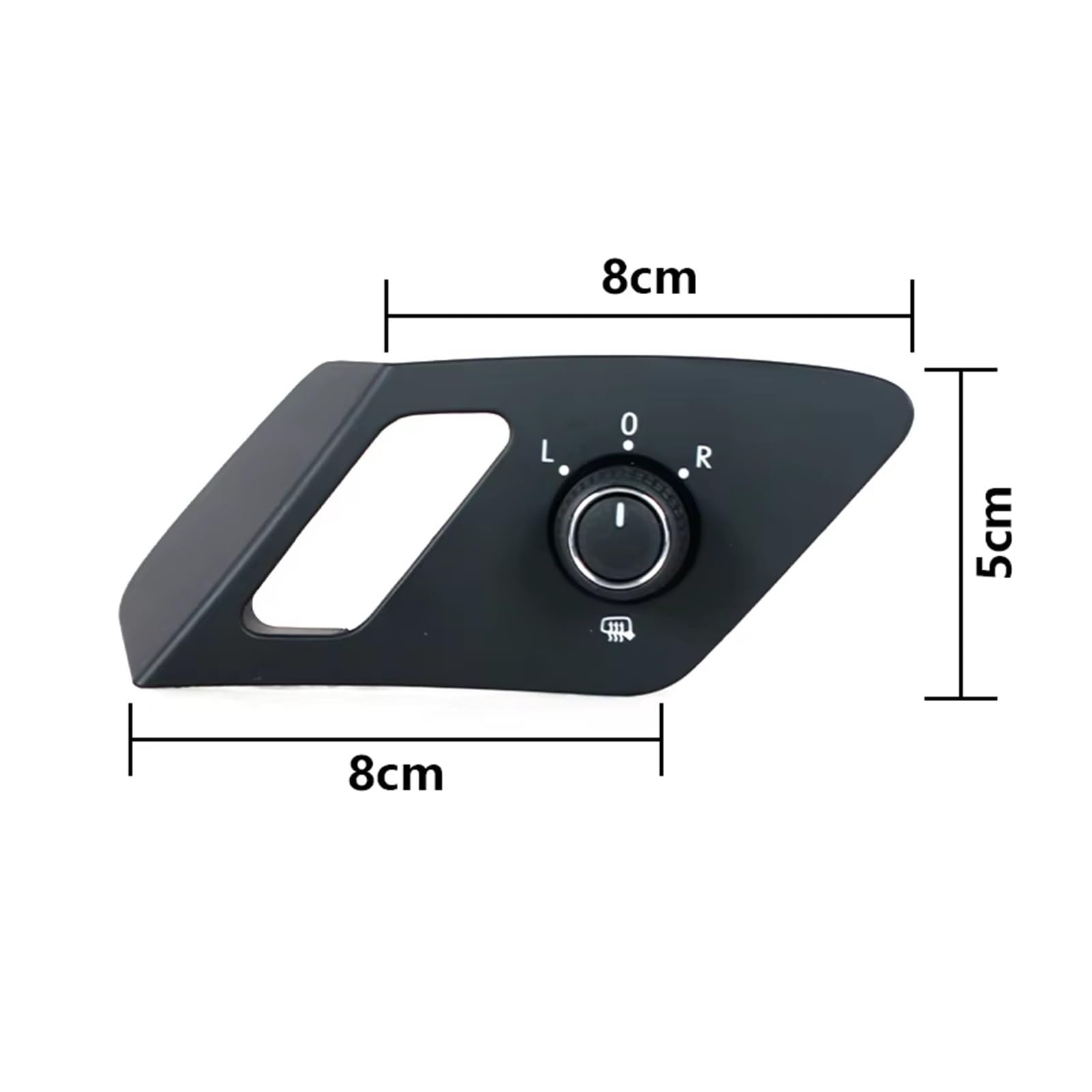 Per VW Per Golf 7 .5 GTI GTD Rline Per E-Golf MK7. 2013-2020 Specchio Pieghevole Manopola Interruttore Controllo Centrale Porta Look Pulsante Commutazione Specchietto Retrovisore(No folding and lock)