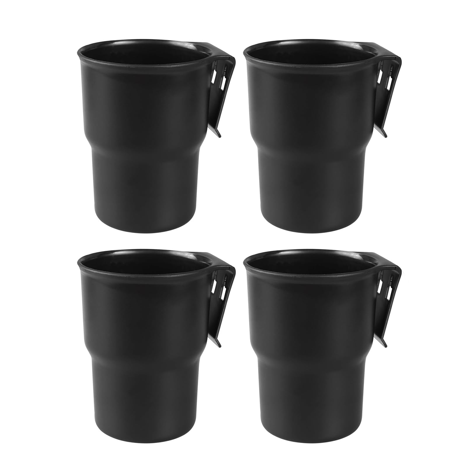 Car Cup Holder Accessories, Multipurpose Bottle Holder for Car Front Seat and Wheelchair, Secure Drink Mount for Commuters and Outdoor Enthusiasts, Set of 4 Black Organizers-image-18