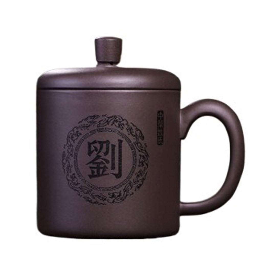 Matcha Filiżanki Spersonalizowana popołudniowa herbata dla mężczyzn Czarna herbata Kubek na wodę Fioletowy Piaskowy Kubek Biurowy Herbata 500 ml Zestaw do herbaty Kubek do zaparzania herbaty