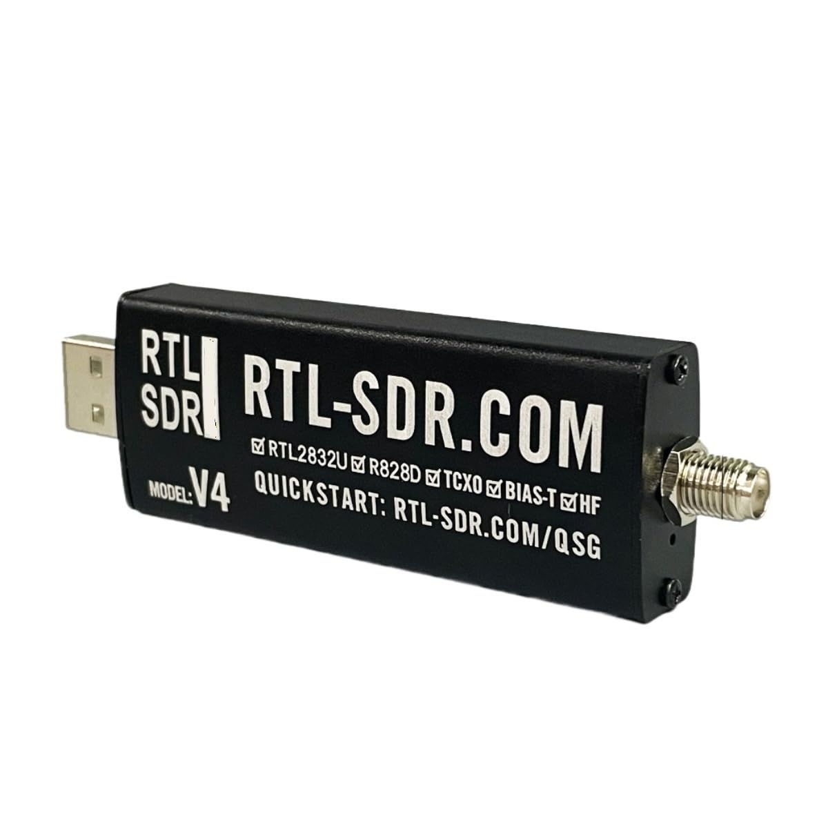 SDR-V4 RTL SDR V4 R828D RTL2832U 1PPM TCXO SMA RTLSDR Receptor De Radio Definido Por Software