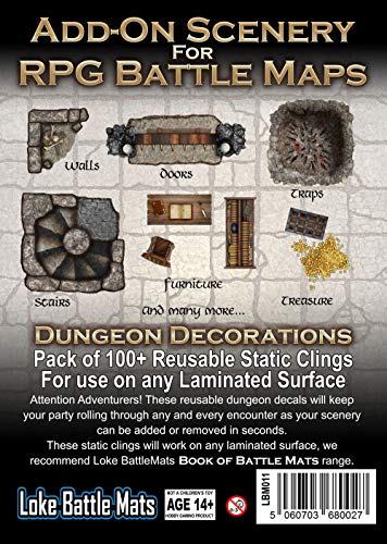 Add-On Scenery for RPG Battle Maps - Dungeon Decorations