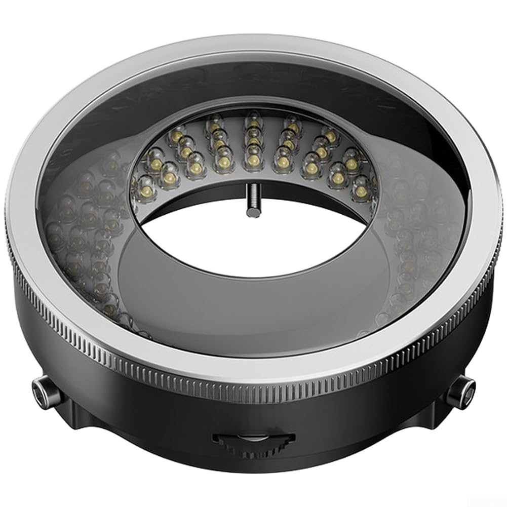 Mikroskop-Ringlicht, IL37, 96 LEDs, polarisiert, blendfrei, energiesparend, für Labor, wissenschaftliche Forschung und Inspektion