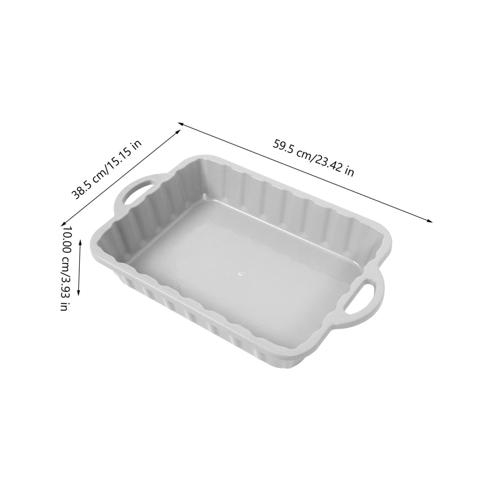 Bac de Récupération D'huile en Plastique Polyvalent Grosse Capacité Conception Anti-Fuite pour Vidange Automobile et Entretien Moto en Atelier