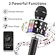 Fede Karaoke Mikrofon, Drahtloses Bluetooth Mikrofon für Kinder, Lustige Geschenke Spielzeug für Teenager Mädchen Jungen, Tragbares KTV Lautsprecher Recorder für Smartphone PC