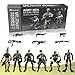 MQSTARSRISE Army Men Toy Set for Boys 4-7,Army Men Action Figure Military Toy Playset US Army Men and SWAT Team with Weapons,Military Action Figures Easter Gift for Boys Age 4-7 6-8