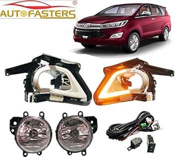 Autofasters Car Fog Lamp Day Running Light For Toyota Innova Crysta 2016