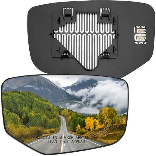 LOIYLLEN Passenger Side Mirror Replacement for Honda Accord 2008 2009 2010 2011 2012 - Right Side Mirror Glass, Rear View Mirrors Glass with Power Heated by LOIYLLEN - Used condition - US$18.70