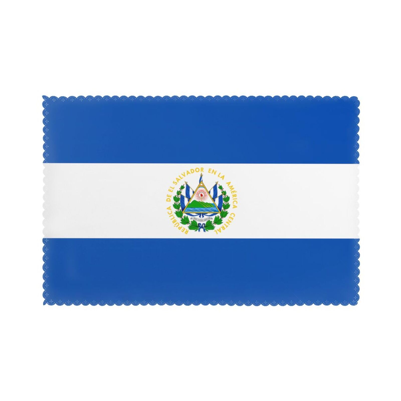 Placemats for Dining Table Set of 6 YYHWHJDE El Salvador Printed Hotel Family Banquet
