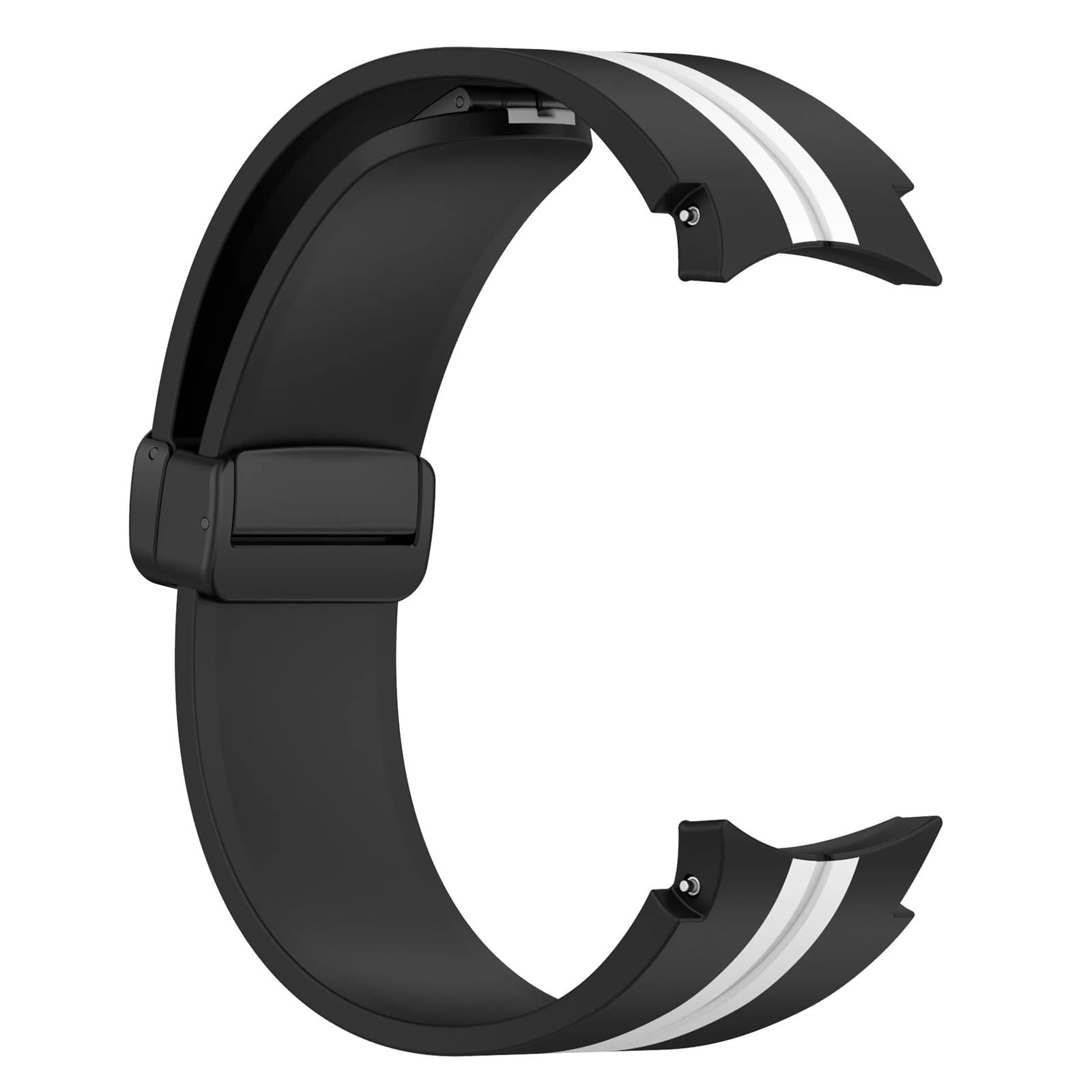 JDIME Cinturino magnetico in silicone per samsung orologio 4/5/6 40 44mm 5pro 45mm banda per orologio galaxy 4/6 classico 42 43mm 46 47mm