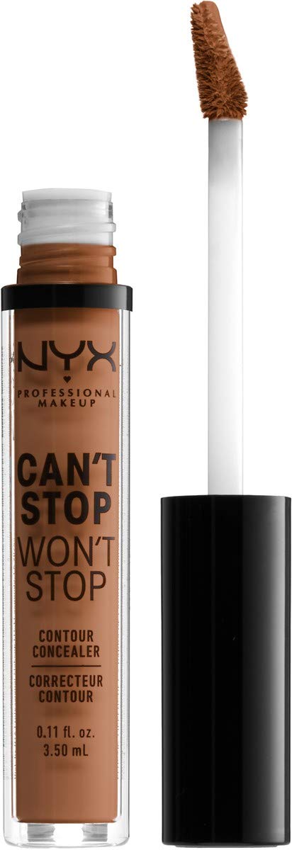 NYX Professional Makeup Can'T Stop Won'T Stop Full Coverage Concealer -Warm Caramel, 0.025 kg