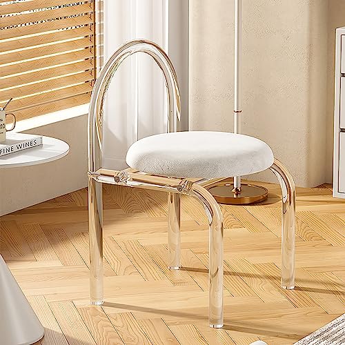 Chaises d'appoint en ACR velours pour petits espaces repas - 4