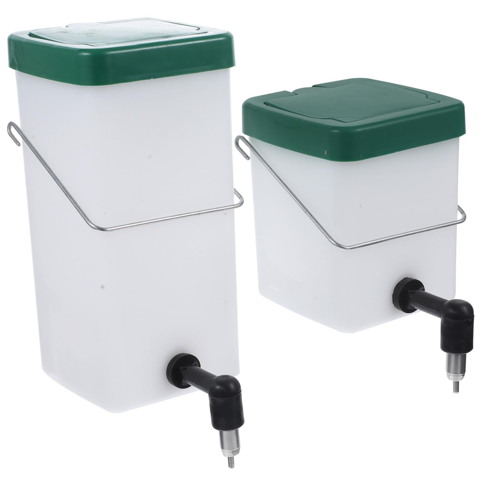 POPETPOP 2Pcs Automatic Rabbit Water Bottle Design Capacity Convenient Installation Leak Bunny Cage Supply Durable Materials for Pets