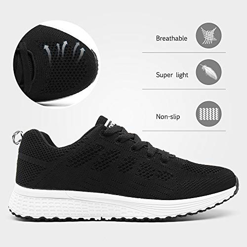 Dames Dames Trainers Lace-up Fitness Sportschoenen Atletische Running Sneakers - Image 5