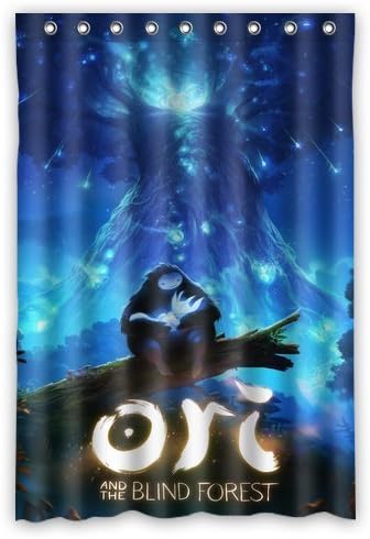 Ori and the Blind Forest Pattern Custom Bathroom Shower Curtain 48-inch by 72-inch