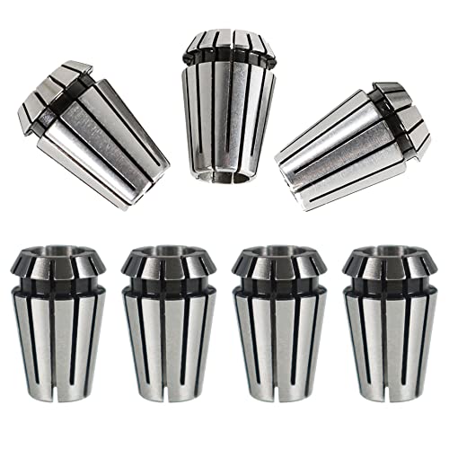 Kimllier KM-1650112-203932-LR 7Pcs Carbon Steel Er11 Spring Collet Set 1/16 cover