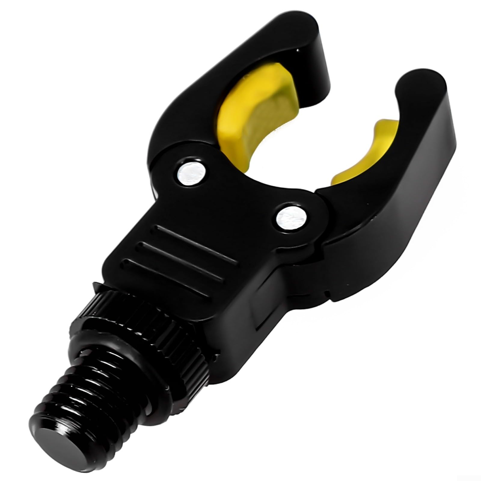 NGT Grippz Carp Fishing Rod Rest, M3/8 Thread Butt Holder in ABS and Aluminum Alloy, Stable Bankstick Attachment for Match and Specimen Fishing, Yellow(yellow)