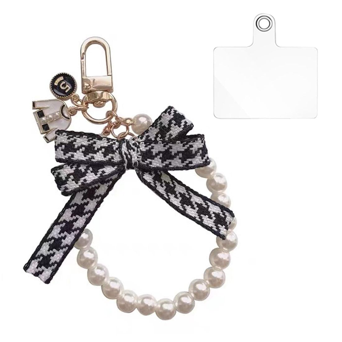 Handykette Universal Phone Lanyard In Gold - 2 Stück Mit Perlen Und Herz, Zum Umhängen Für Smartphones