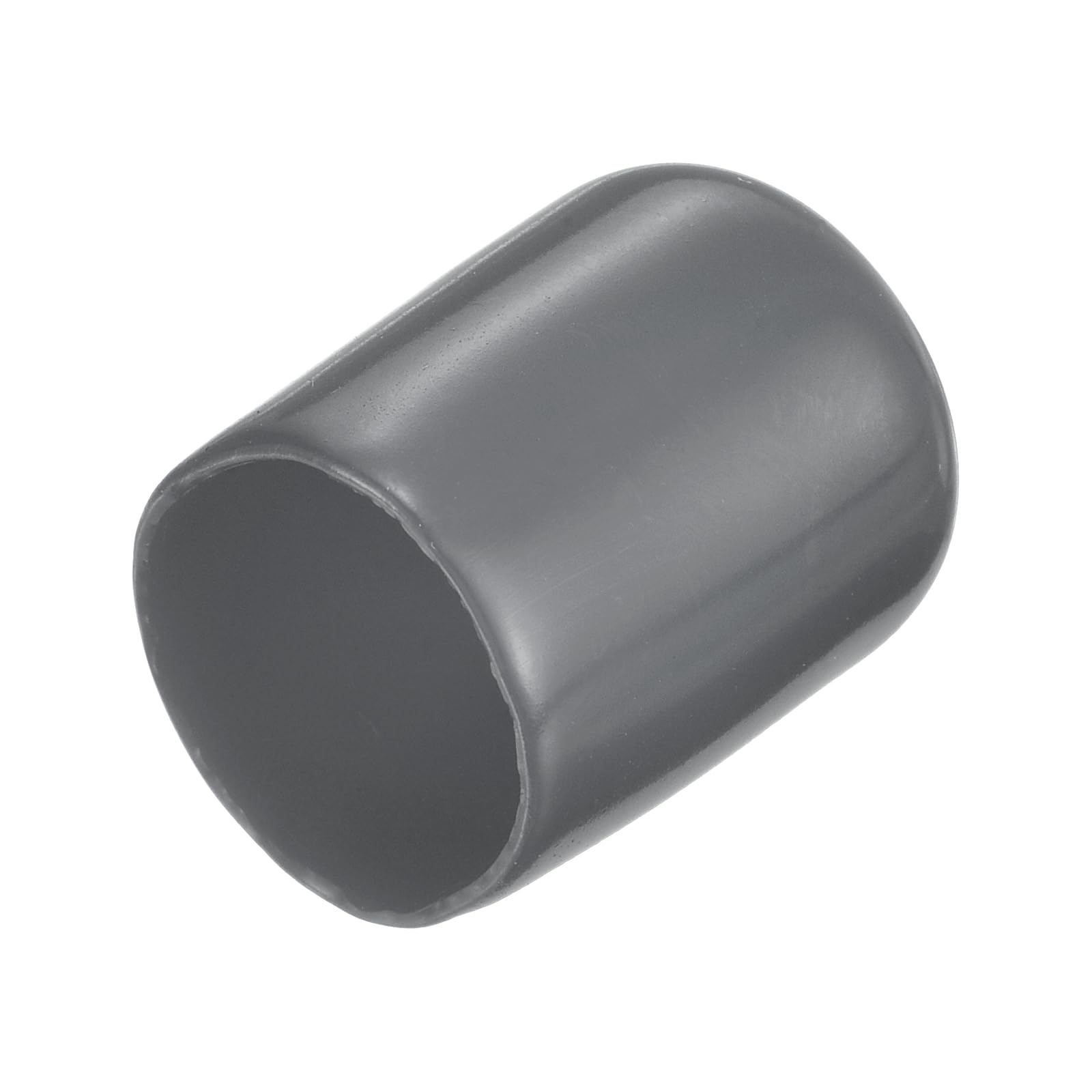 uxcell 20pcs Rubber End Caps 14.5mm ID Vinyl Round Tube Bolt Cap Cover Thread Protectors Dark Grey