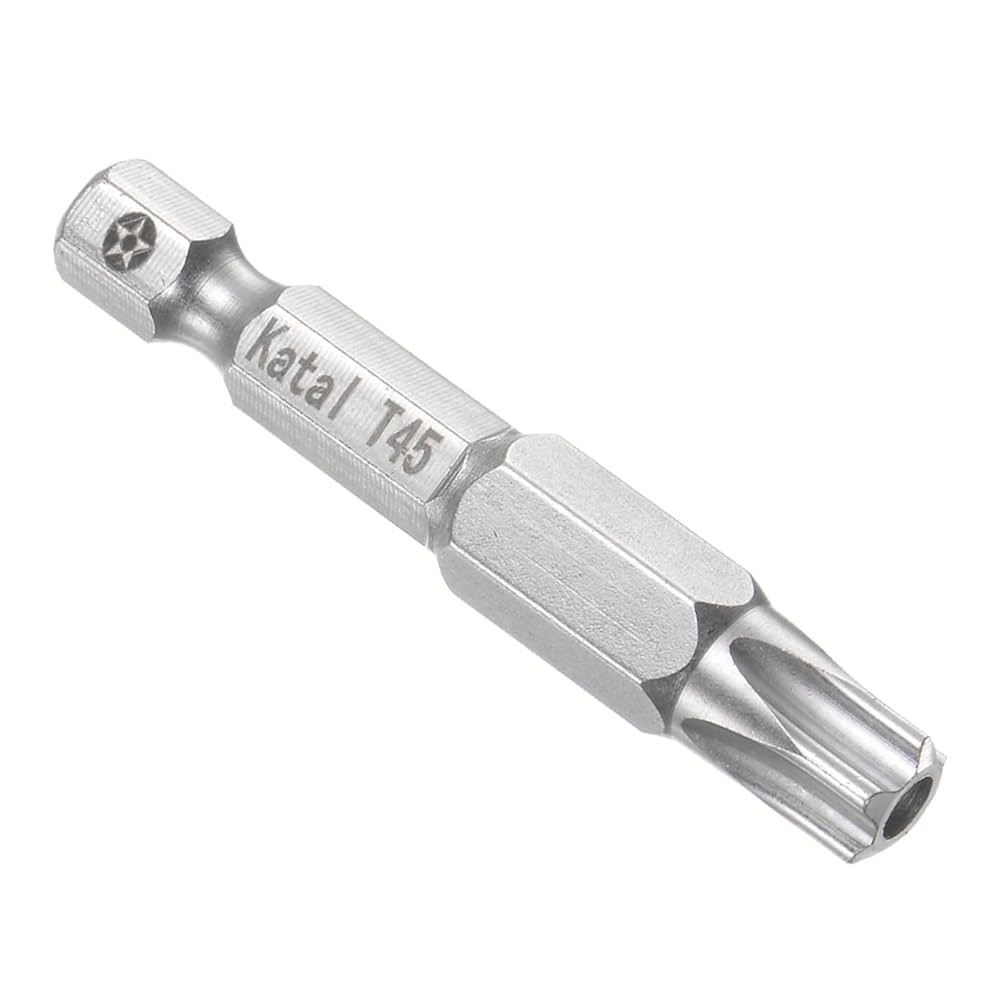 ザクページ uxcell 2 Pcs T45 Magnetic Torx Screwdriver Bits, 1/4 Inch