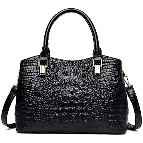Bolso Satchel de Cuero con Asa y Correa para Mujer miniatura 1
