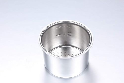 Cesta de filtro no presurizada de 2.008 in, tamiz de cesta de 4 tazas para portafiltro de 2.008 in