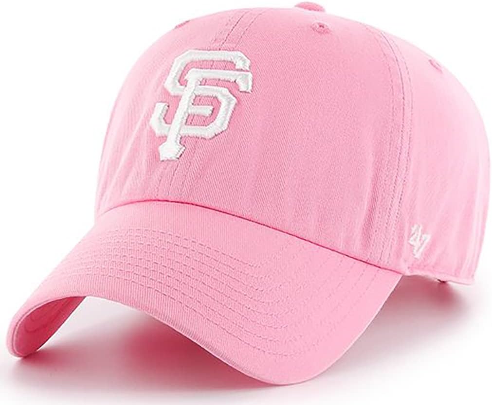 '47 New York Yankees Adjustable Cap Clean Up MLB, Pink, One Size