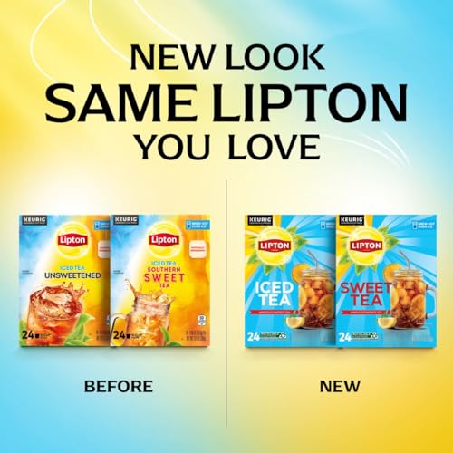 Lipton Iced Tea K-Cups, Southern Sweet Black Tea, 24 K-Cup Pods - Image 4