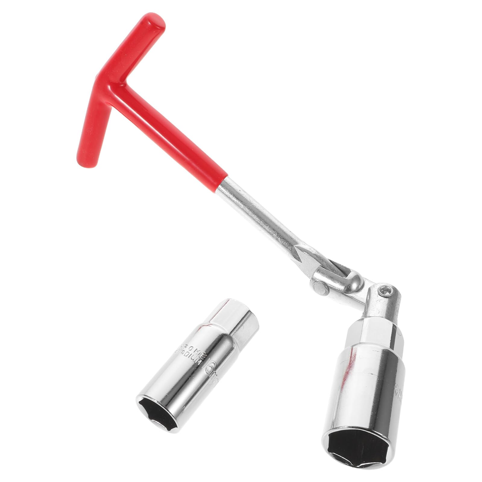 Llave de Bujías Mango en T 16mm 21mm de Acero, 1 Set | Extracción E Instalación, Uso en Coche y Motocicleta, Formato Compacto, Fácil Limpieza