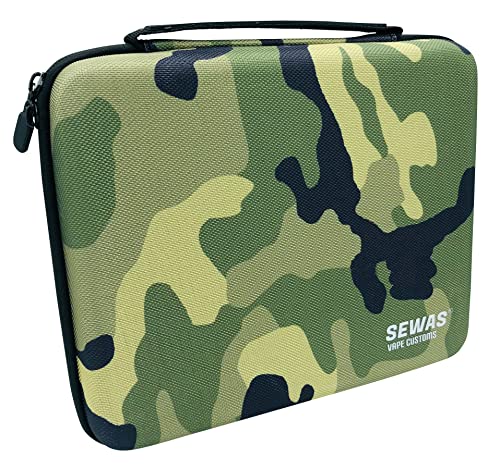 Sewas Vape Customs Funda Rígida De Camuflaje Para Vaporizadores Mighty, Mighty Y Diversos Accesorios, Funda De Viaje Y Funda Protectora Para Evaporadores, Camuflaje, 26cm X 22cm X 6,5cm, Bolsa De Sewas Vape Customs Funda Rígida De Camuflaje Para Vaporizadores Mighty, Mighty Y Diversos Accesorios, Funda De Viaje Y Funda Protectora Para Evaporadores, Camuflaje, 26cm X 22cm X 6,5cm, Bolsa De