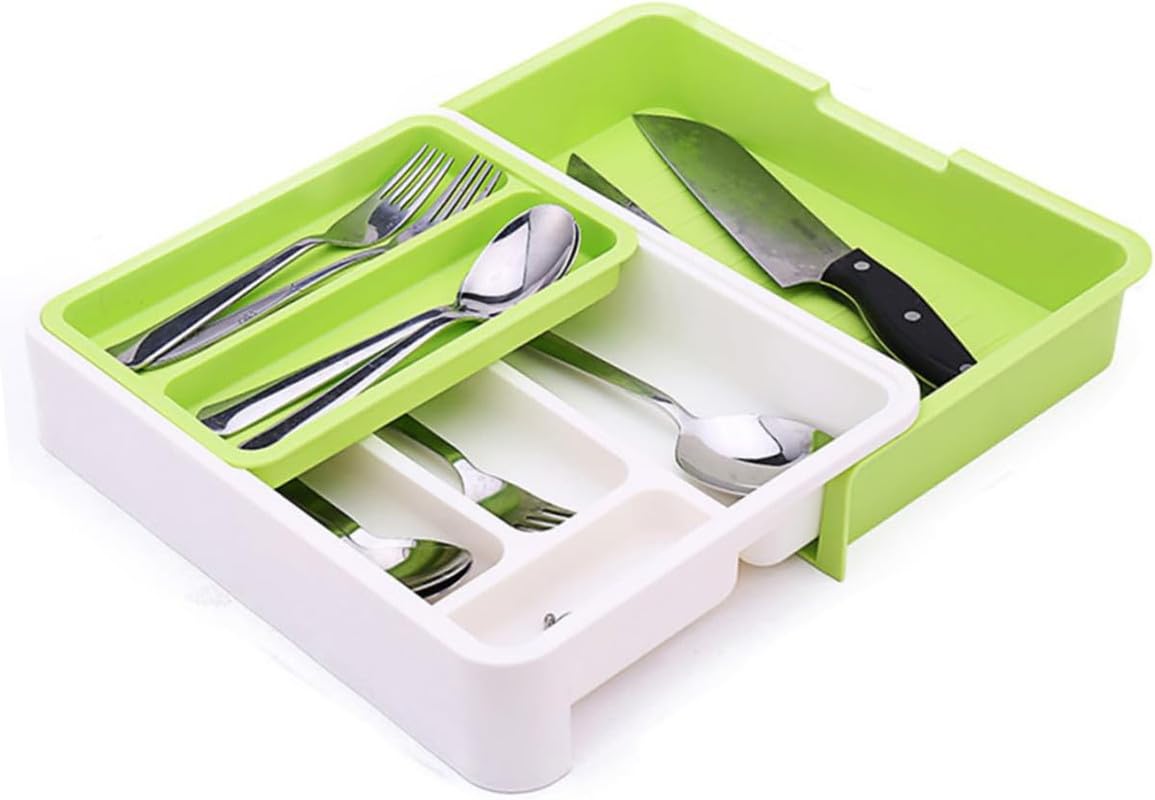 MosQuick® 3 layer Expandable spoon holder spoon organiser for kitchen Drawer Cutlery Tray Cutlery Holder Multiuse Drawer Storage Organizer stationary organizers cutlery organizer for kitchen drawer