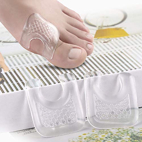 Image of 10 Pieces Waterproof Toe Cushions Pads, U-Shaped Gel Callus Pads from Rubbing, Reusable Callus Cushions (Pack of 2)