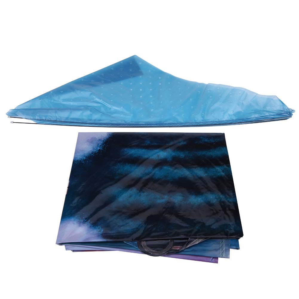 Syrisora inflado Tiburón volador, juguete de tiburón volador, control remoto tiburón volador inflable RC globo inflable juguete tiburón payaso regalo para niños (tiburón azul)