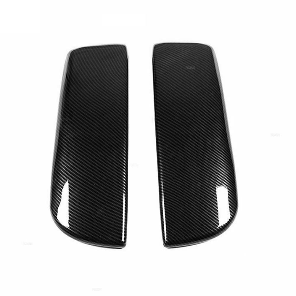 Coperture Braccioli In ABS Fibra Di Carbonio Per BMW X5 E70 (2007-2013) E X6 E71 (2008-2014) - 2 Pezzi Nero