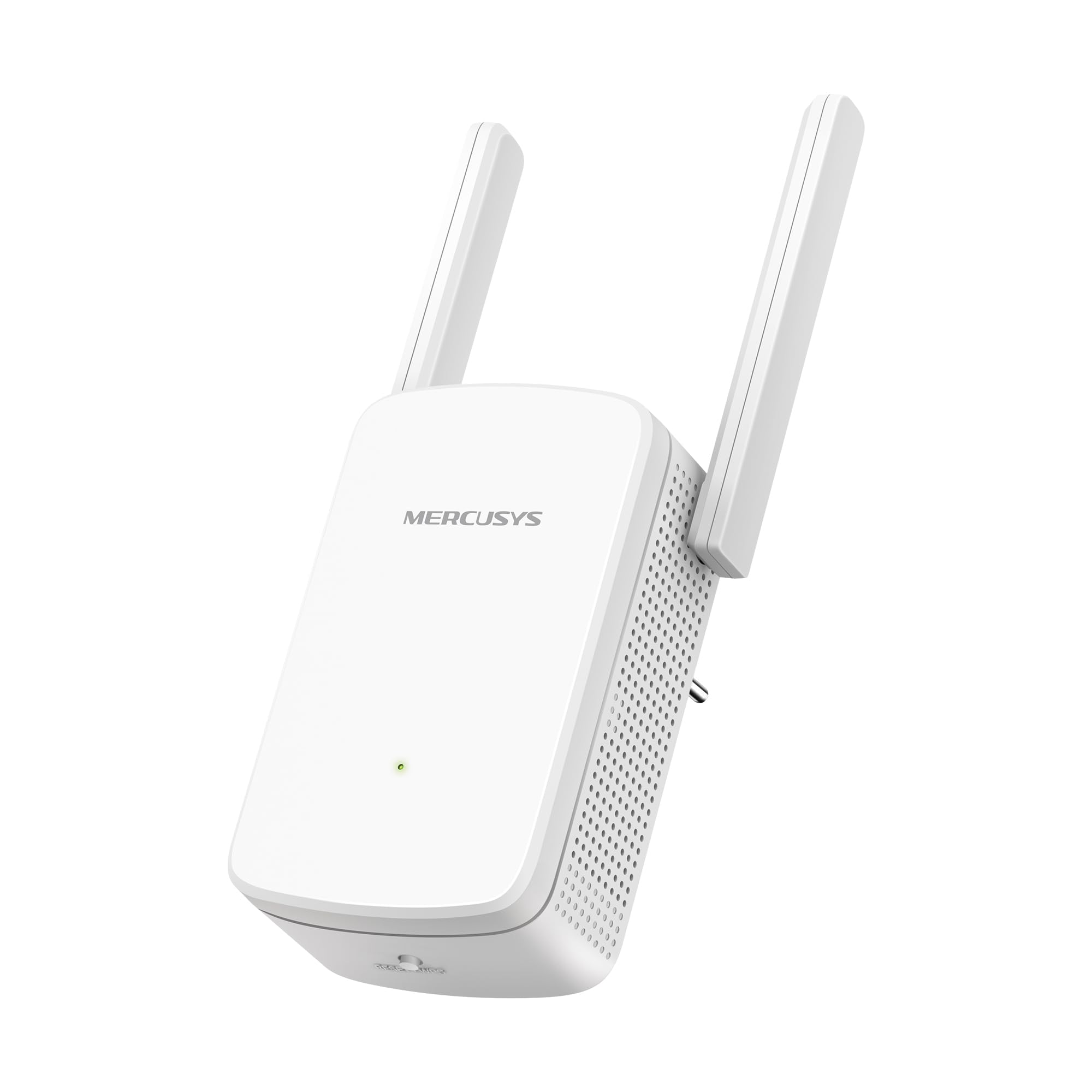 Mercusys ME12 300Mbps Wi-Fi Repeater, 2 External Antennas, Wi-Fi Signal Amplifier, One-Touch WPS Configuration, LED Indicator, Compatible with Any Router, App Control