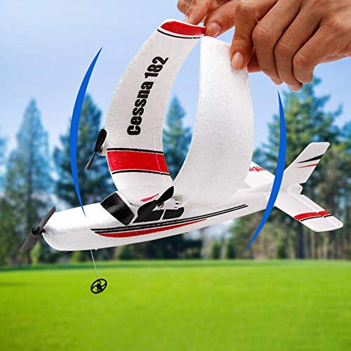 dissylove DIY RC Airplane Toy - EPP Crafts Outdoor Electric Foam RTF Radio Beginner Entry Level FX801 Glider Remote Control Tail Pusher Quadcopter Plane Model RC Drone for Kid