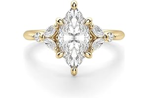 Marquise Cut Moissanite Bridal Ring: A Timeless Masterpiece