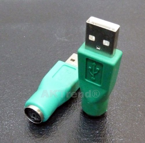 Preisvergleich Produktbild Adapter PS / 2 an USB, für Maus / Tastatur