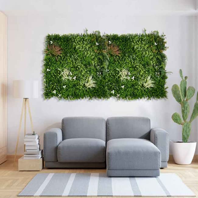 Suinga - Jardin Vertical Jungla 100 x 100 cm. Se adaptan a Cualquier Espacio, creando ambientes de Gran originalidad y frescura