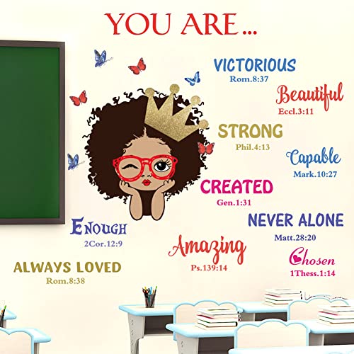 Vinilo Decorativo Negro Black Girl Magic Inspirador miniatura 3