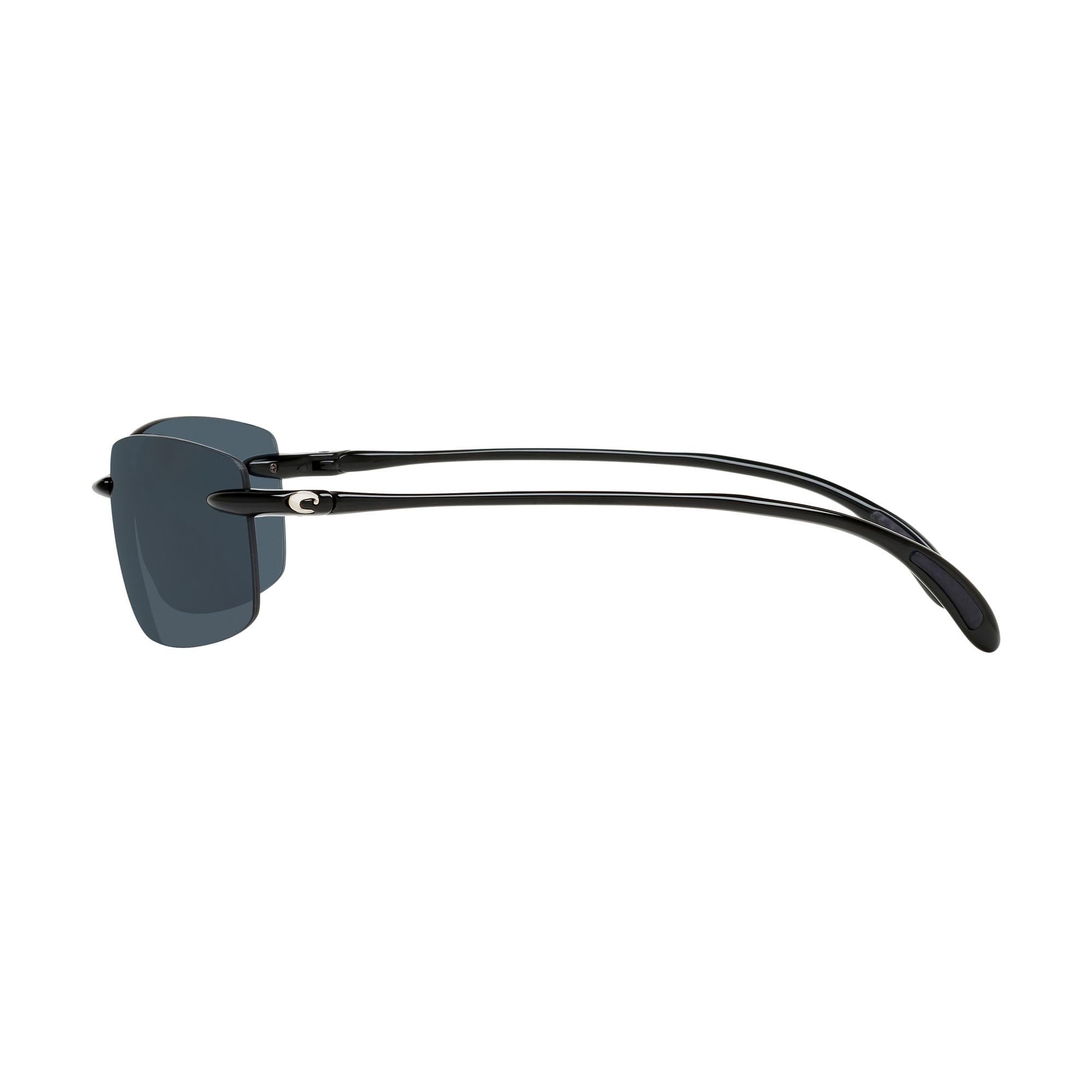 Costa Del Mar Sonnenbrillen Ballast Polarized BA 11 OGP Grau Klassisch Rechteckig Unisex Erwachsene Männer