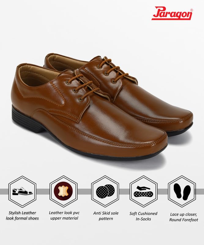 Image of PARAGON K11239G Formal Shoes for Men | Comfortable, Durable & Lightweight Shoes with Soft Cushioned Footbed | Easy Wear Slip On | Ideal for Daily & Occasional Use