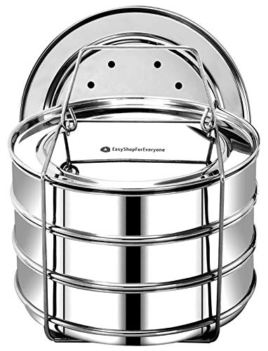 EasyShopForEveryone Stackable Insert Pans, Instant Pot Accessories for 6, 8 Qt Baking, Casseroles