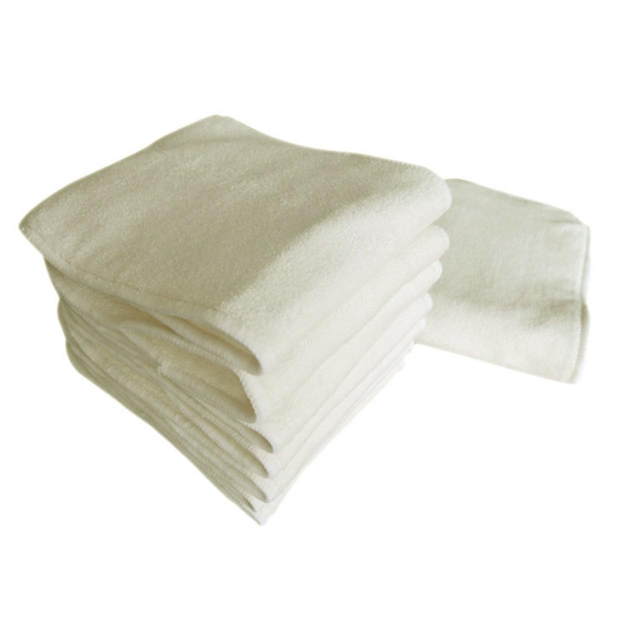 6 piezas Pañales de Reutilizables de Bambú Natural Unidades Forros Absorbentes de Lavables y Cómodos para Beige Mantén al Seco y Cómodo
