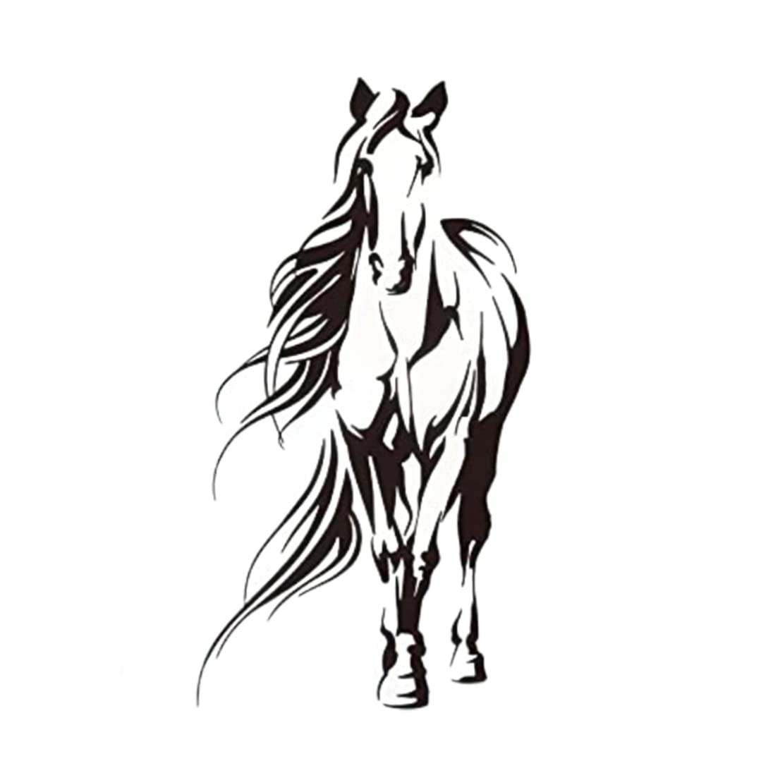 Stickers muraux cheval de la jungle pour créer une ambiance safari dans la chambre d'enfant