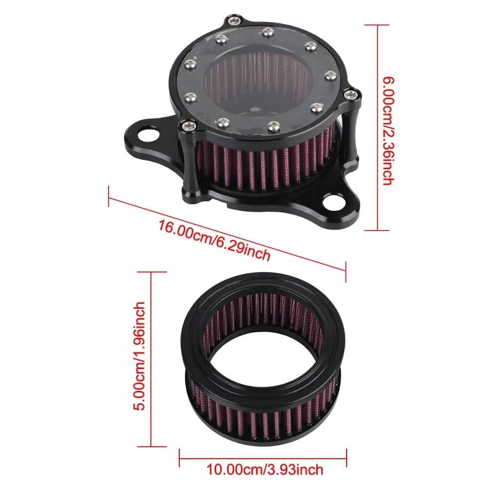 Gomma universale‌ Filtro'aria Per | Kit Di Filtro Di Aspirazione'aria