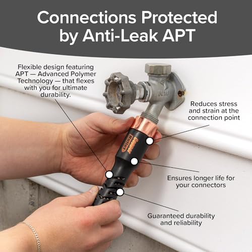 Pocket Hose Copper Bullet Expandable Garden Hose 100 FT w/10 Pattern Thumb Spray Nozzle AS-SEEN-ON-TV 650psi 3/4 in Patented Lead-Free Ultra-Lightweight Solid Copper Anodized Aluminum FittingsNo-Kink